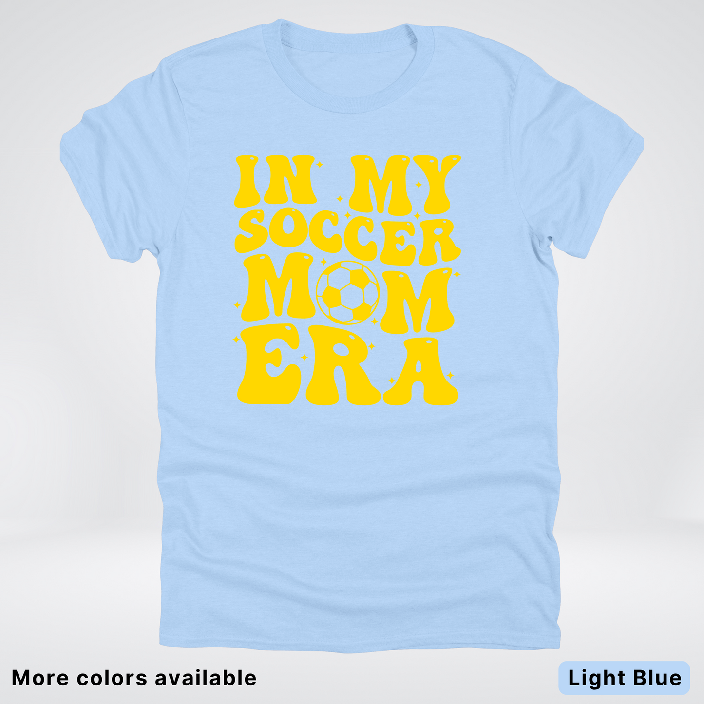 In My Soccer Mom Era – Gold Design - T-Shirt