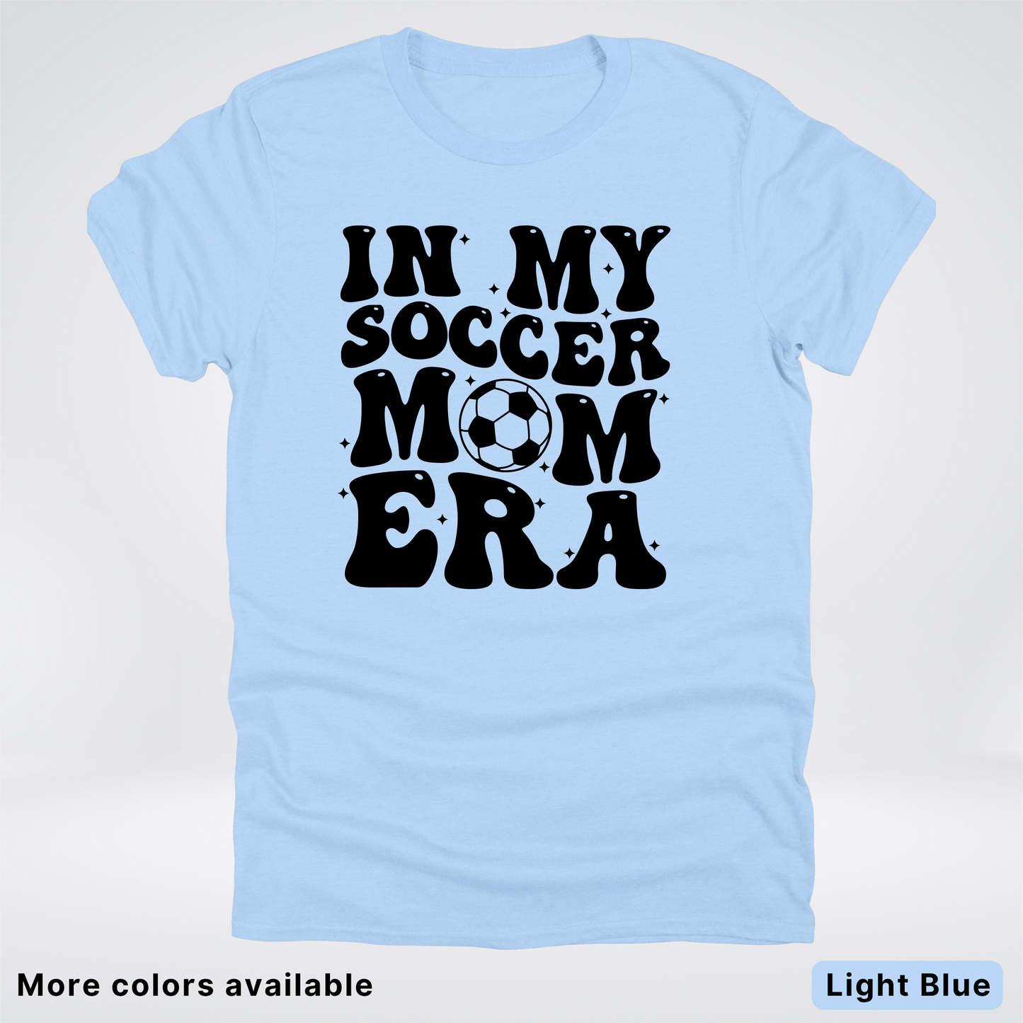 In My Soccer Mom Era – Black Design - T-Shirt