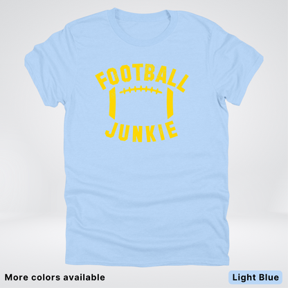 Football Junkie – Gold Design - T-Shirt