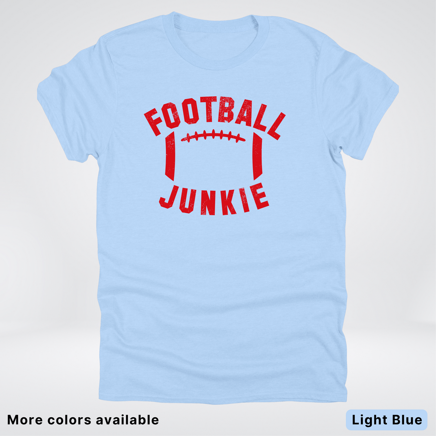 Football Junkie – Red Design - T-Shirt