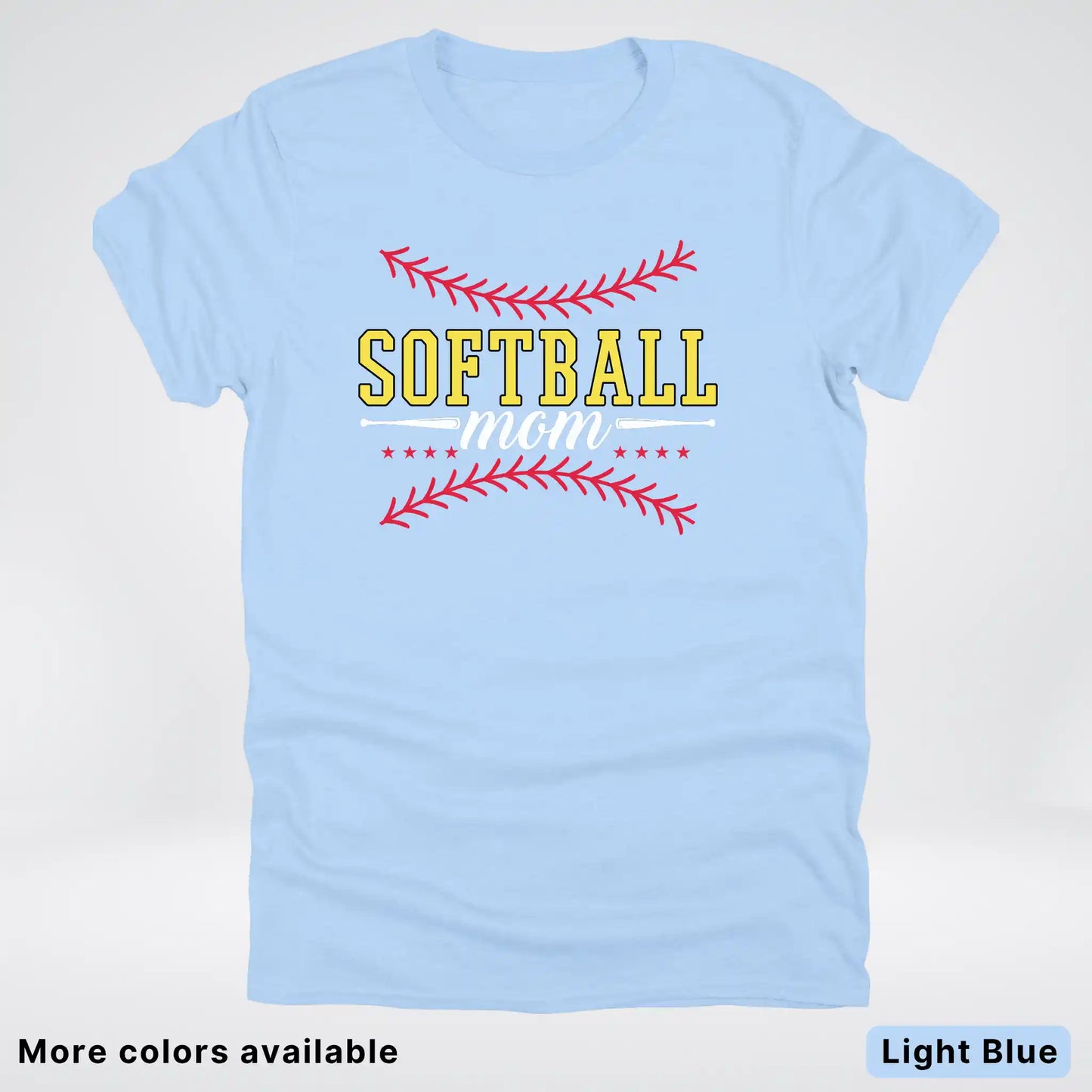 Softball Mom - White Design - T-Shirt