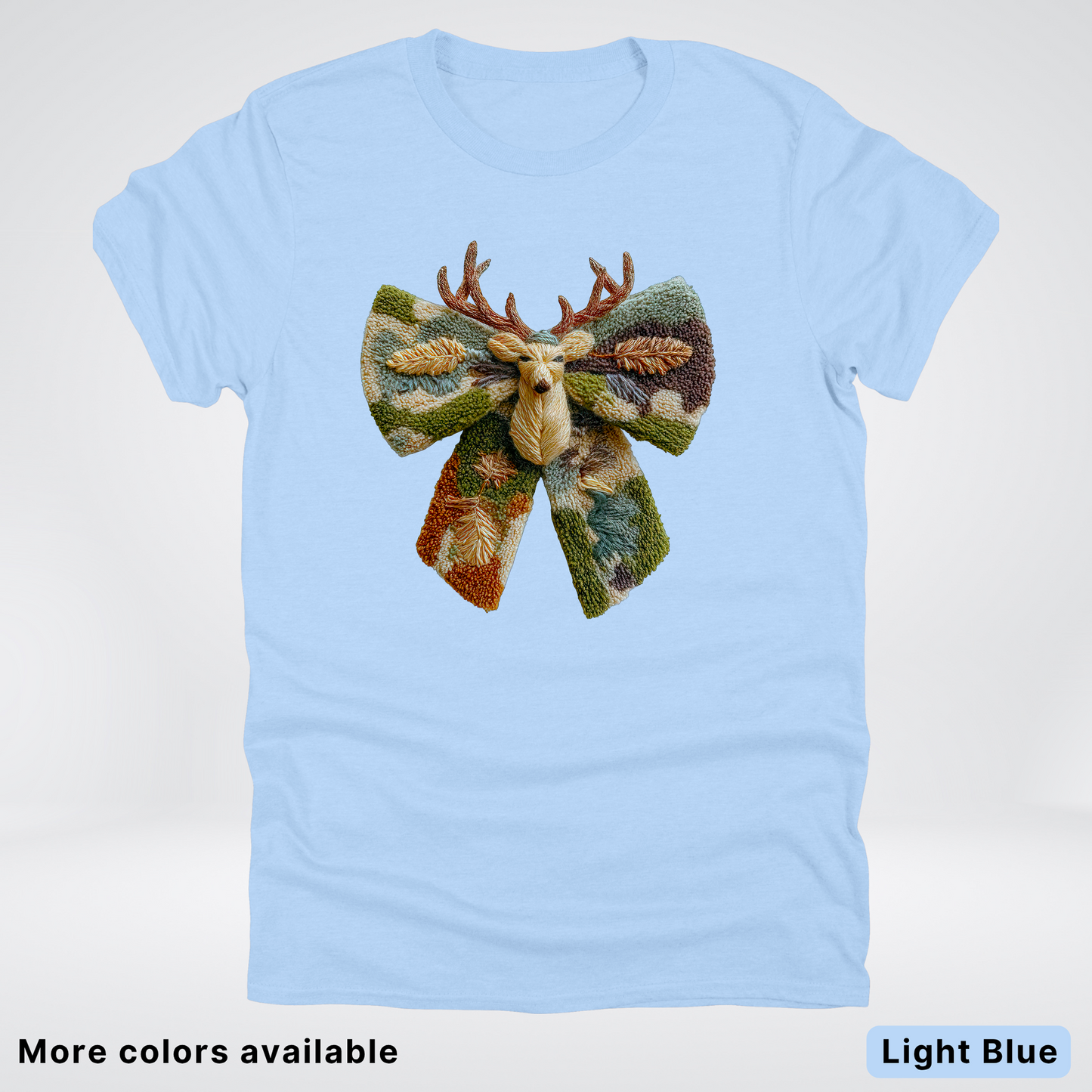 Neutral Woodland Bow Hook Yard Faux - T-Shirt