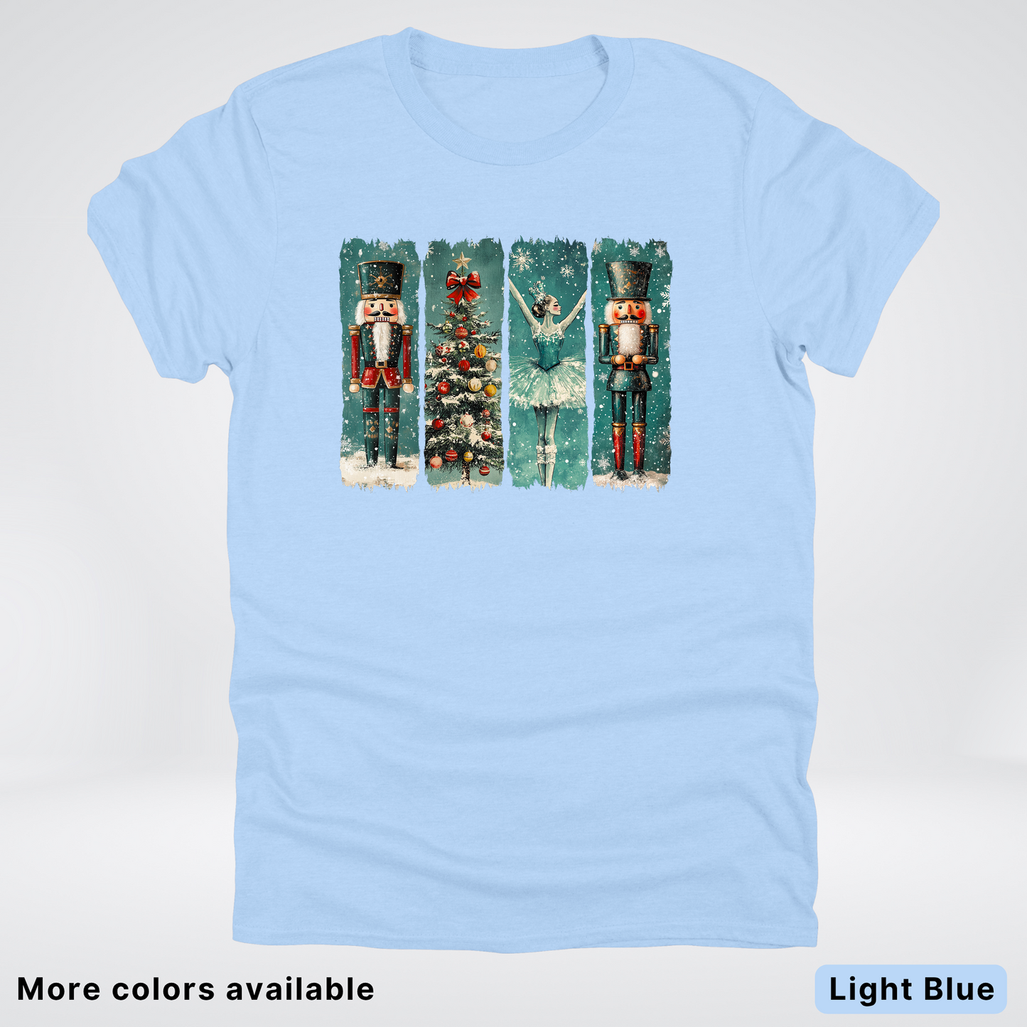 Vintage Nutcracker Ballet Panel - T-Shirt