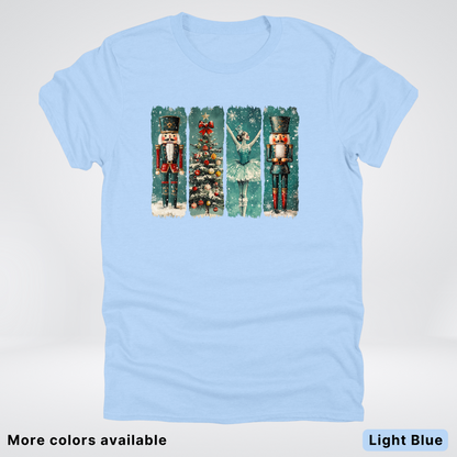 Vintage Nutcracker Ballet Panel - T-Shirt