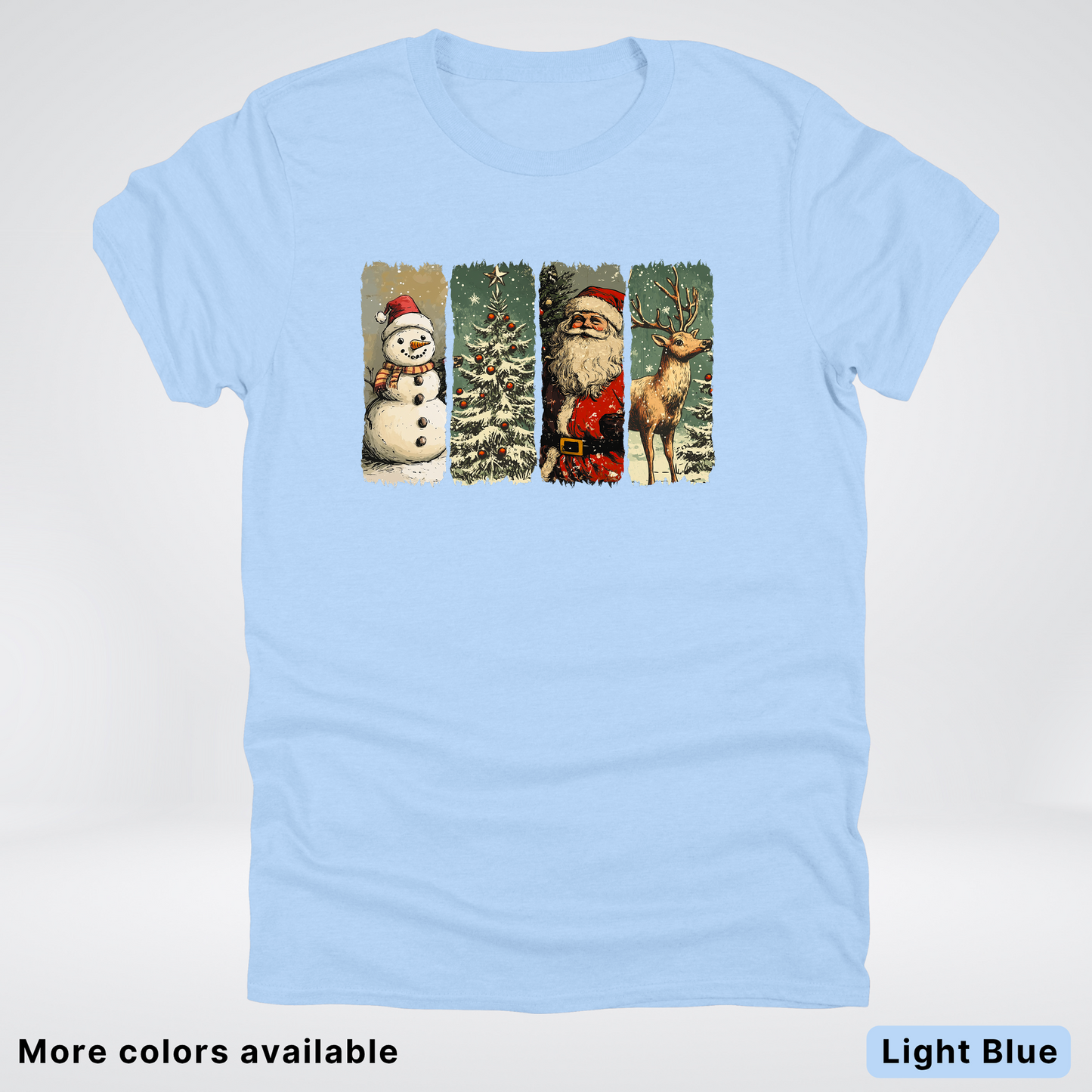 Classic Christmas Strip Art - T-Shirt