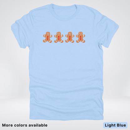 4 Gingerbread Men - T-Shirt