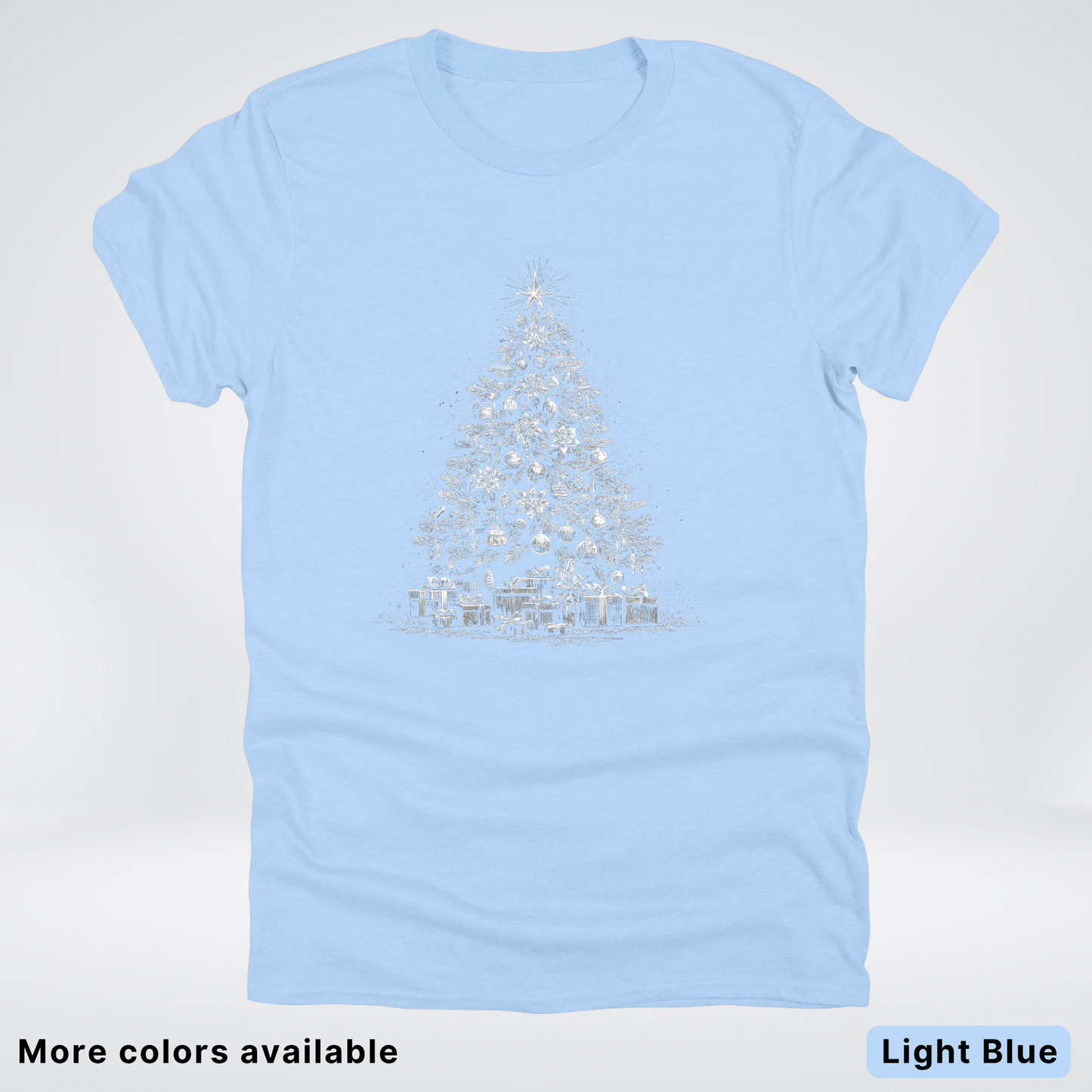 Classic Christmas Tree with Gifts - T-Shirt
