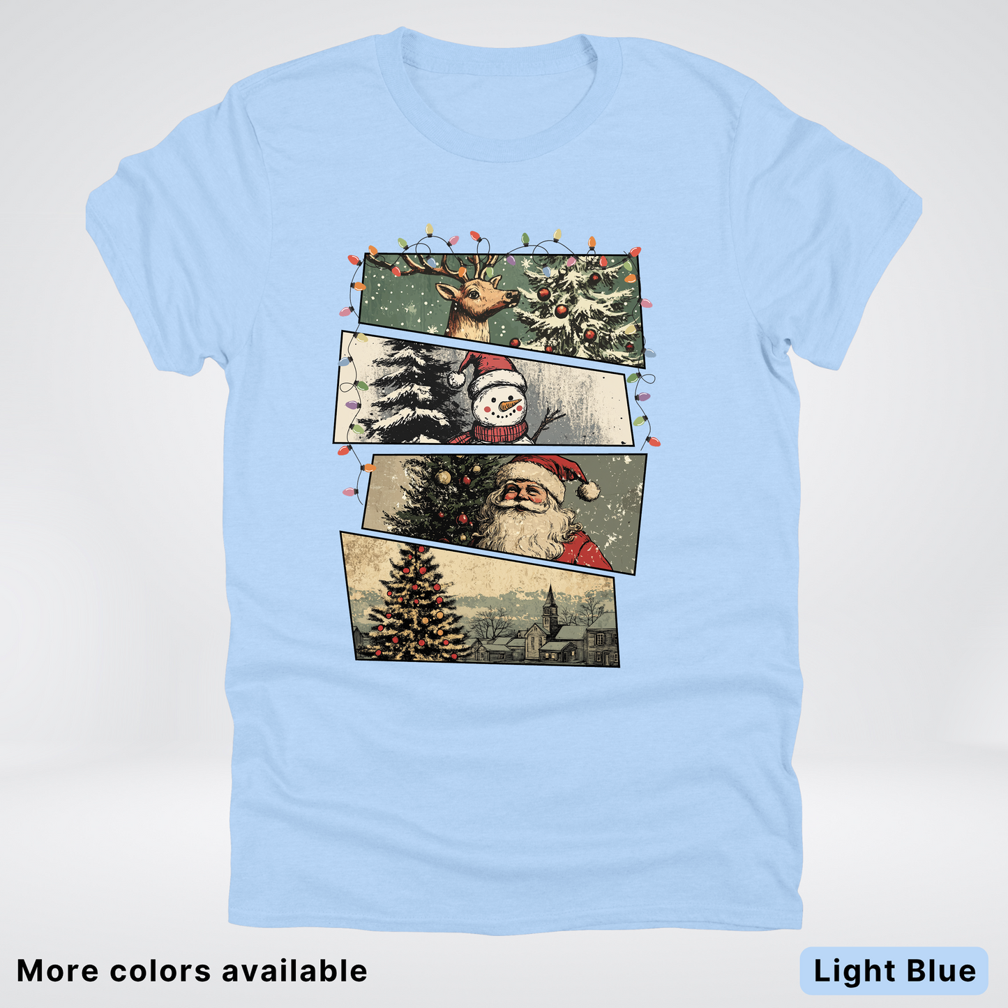 Retro Holiday Collage - T-Shirt