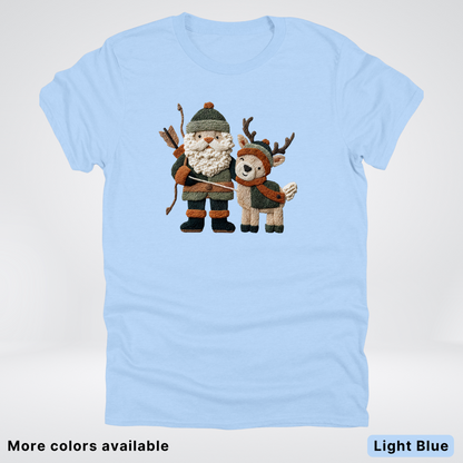 Hook Yard Faux Woodland Christmas Duo - T-Shirt