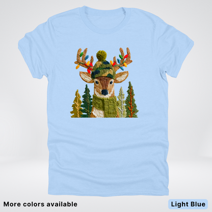 Ornament Antler Reindeer Hook Yard Faux - T-Shirt