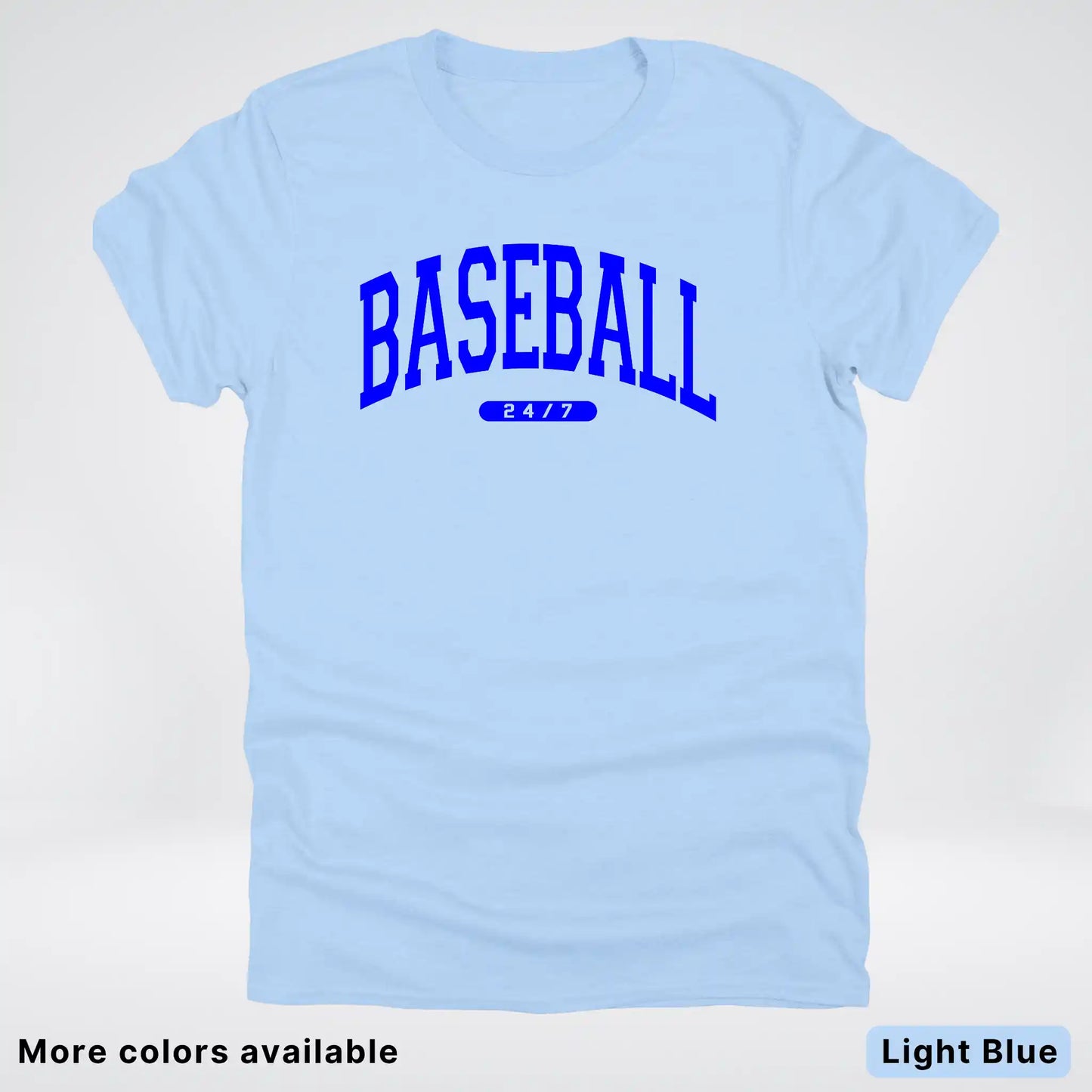 Baseball 24/7 – Blue Design - T-Shirt