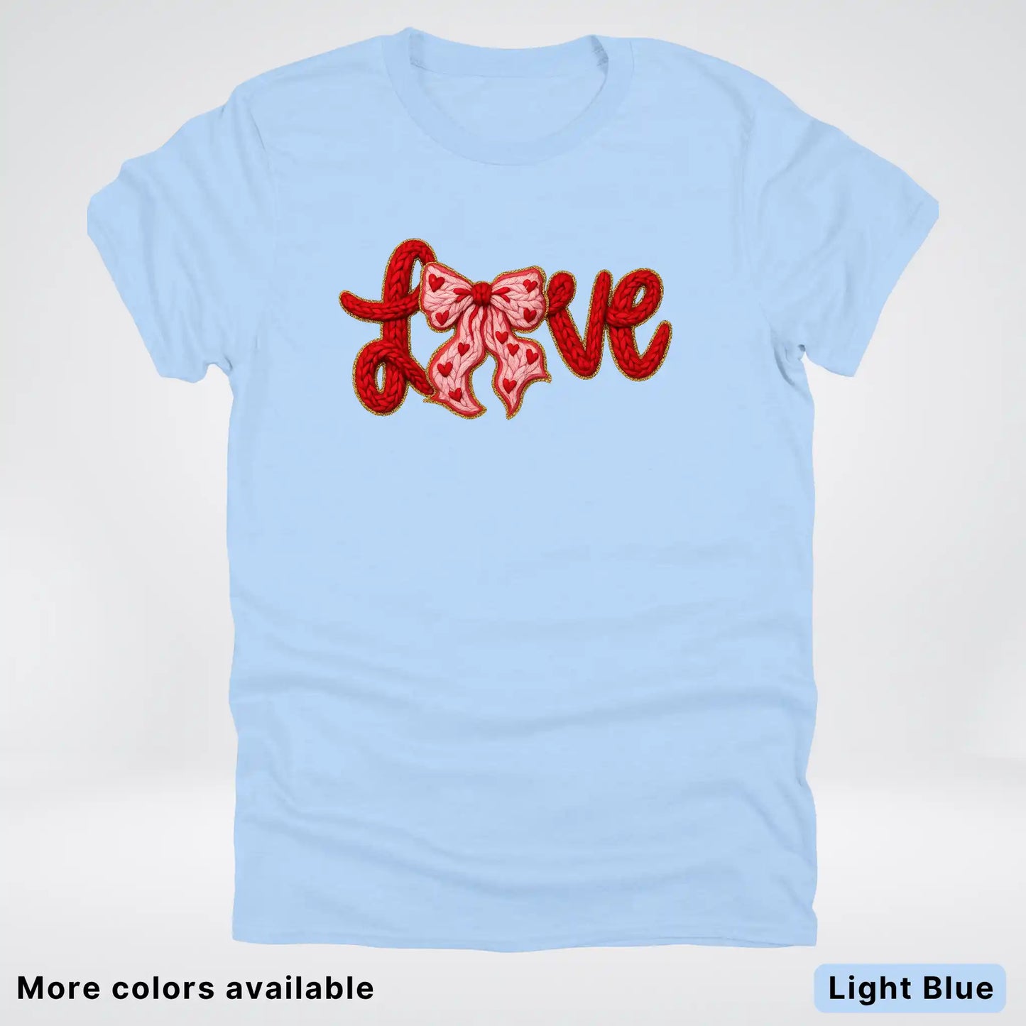 Love Bow Hook Yard Faux - T-Shirt