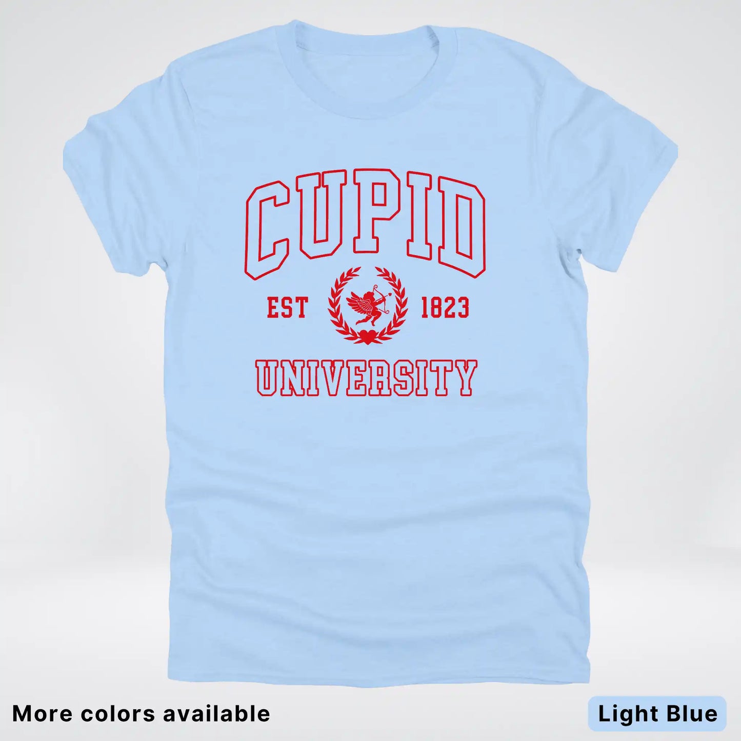 Cupid University Est 1823 - Red Design - T-Shirt