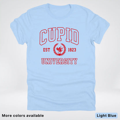 Cupid University Est 1823 - Red Design - T-Shirt