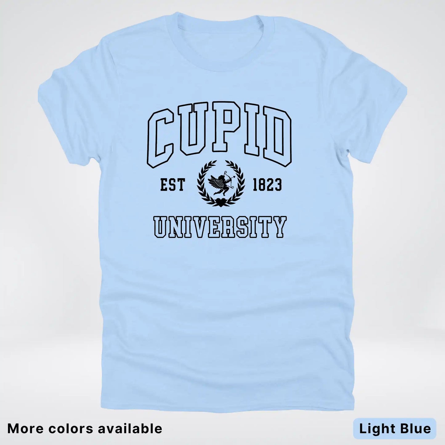 Cupid University Est 1823 - Black Design - T-Shirt