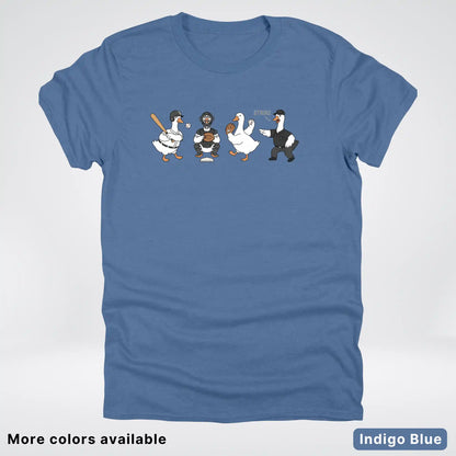 Baseball Goose Squad – Funny Baseball Goose Graphic T-Shirt