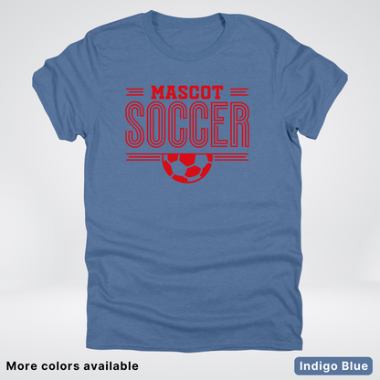 Custom Mascot – Red Design 18 - Soccer T-Shirt