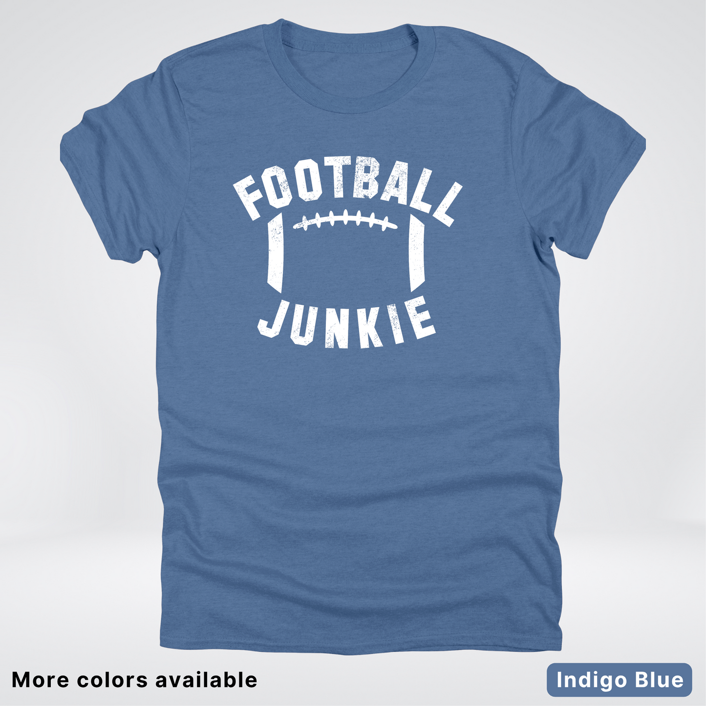 Football Junkie – White Design - T-Shirt