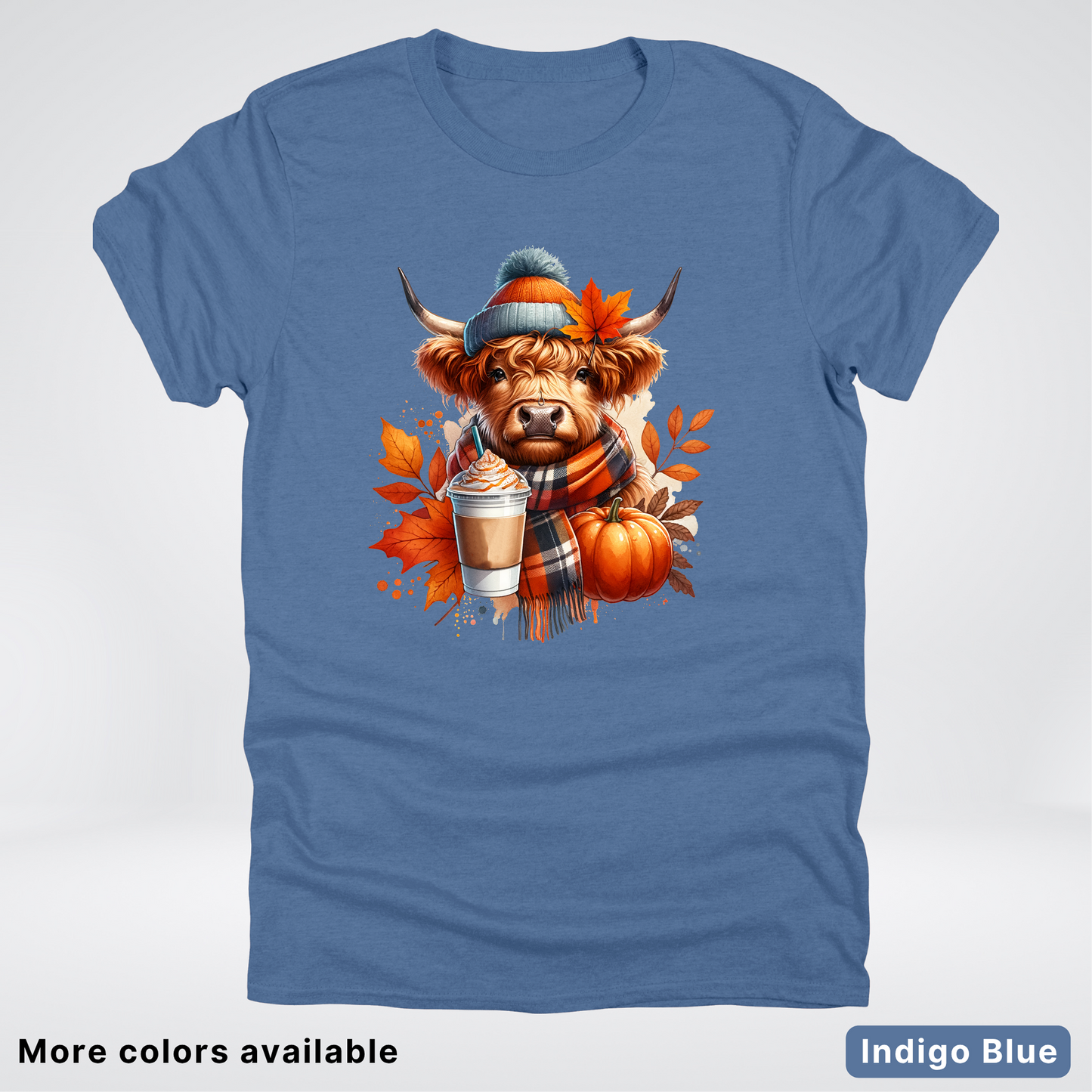 Fall Cow Cold Brew Coffee Pumpkin - T-Shirt