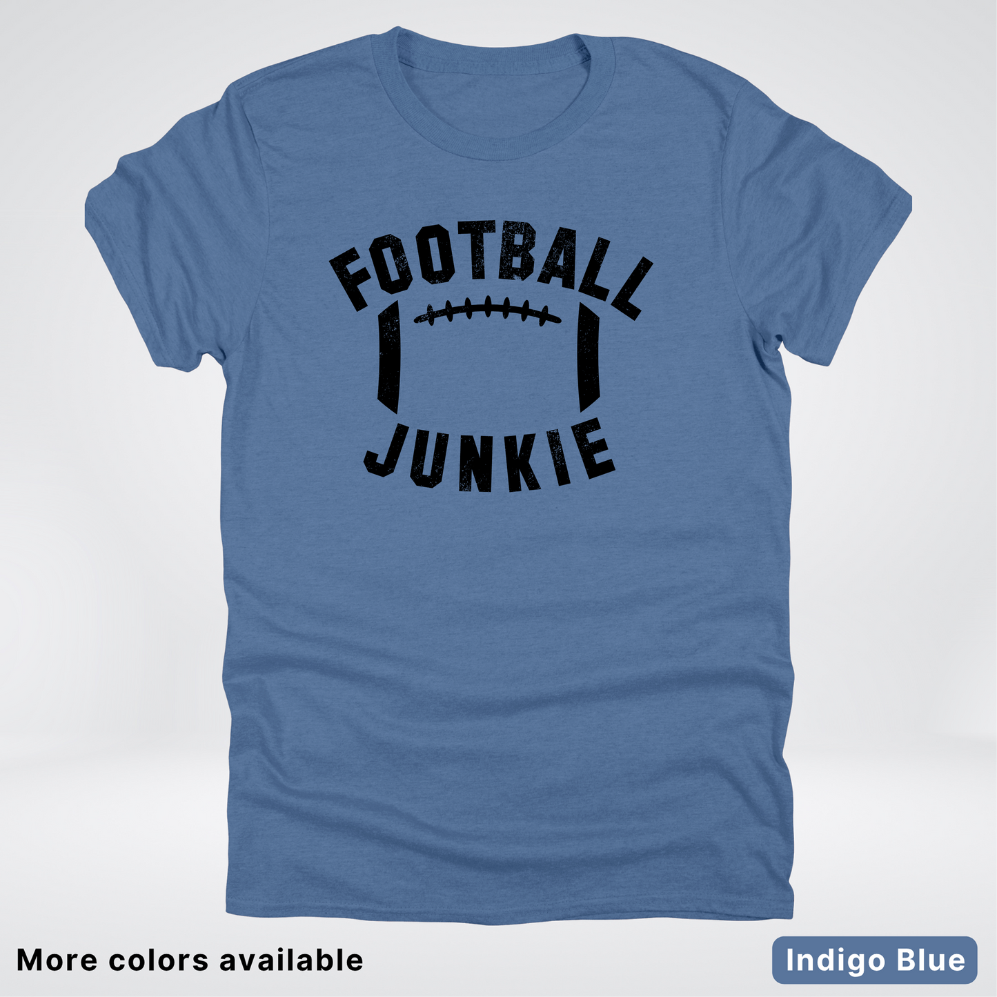 Football Junkie – Black Design - T-Shirt