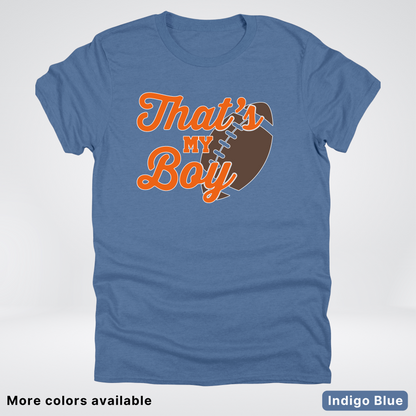 That's My Boy - Orange Design - Football - T-Shirt