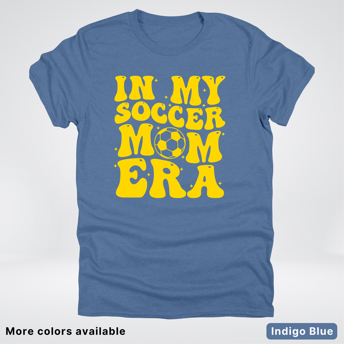 In My Soccer Mom Era – Gold Design - T-Shirt