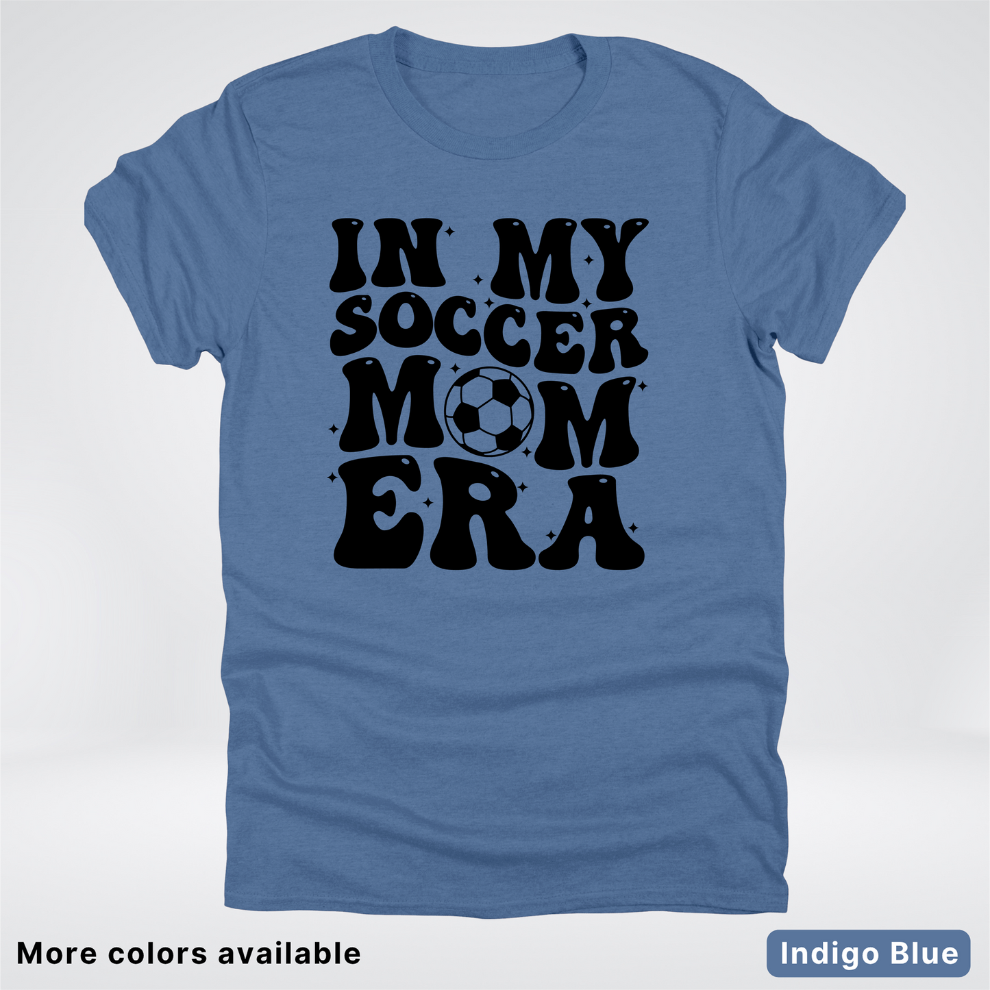 In My Soccer Mom Era – Black Design - T-Shirt
