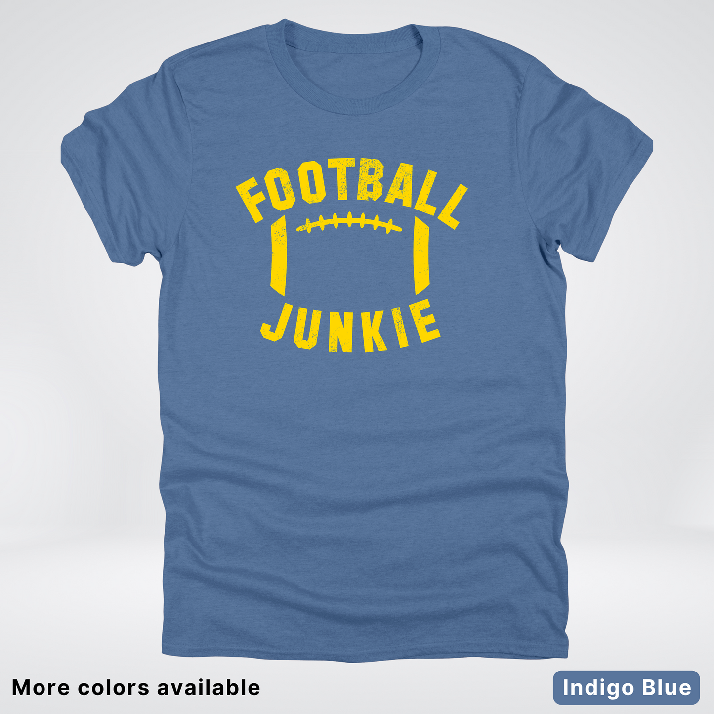 Football Junkie – Gold Design - T-Shirt