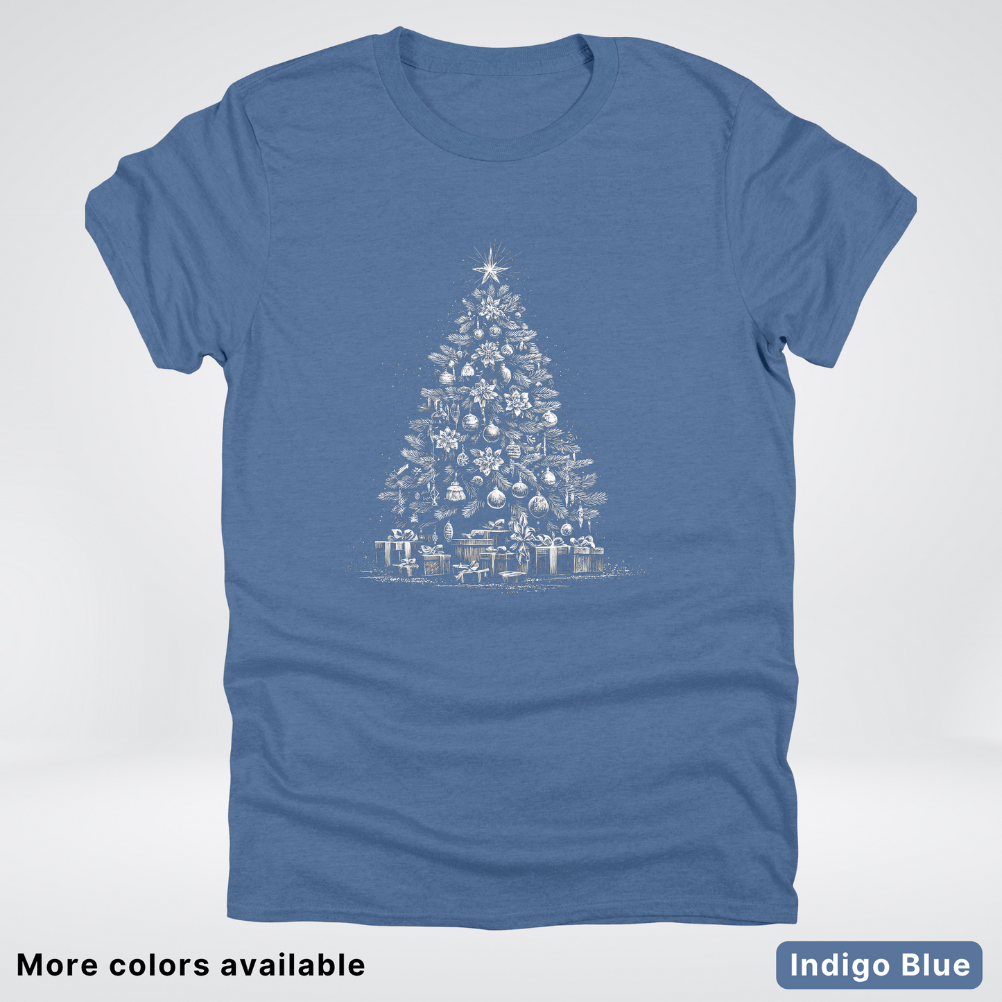 Classic Christmas Tree with Gifts - T-Shirt