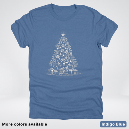 Classic Christmas Tree with Gifts - T-Shirt