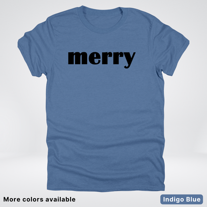 Merry - Black Design - T-Shirt