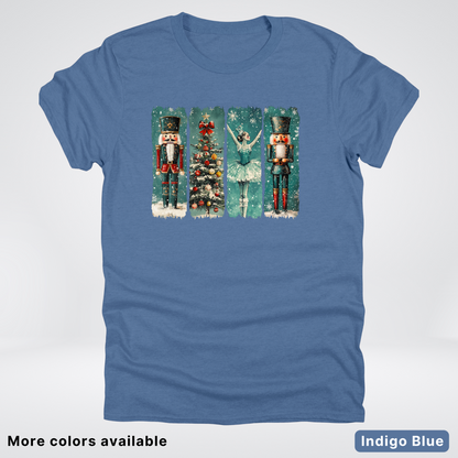 Vintage Nutcracker Ballet Panel - T-Shirt