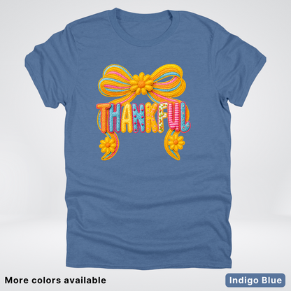 Thankful Crochet Style Fall - T-Shirt