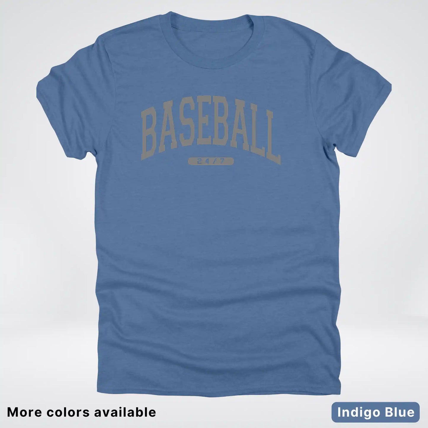 Baseball 24/7 – Gray Design - T-Shirt