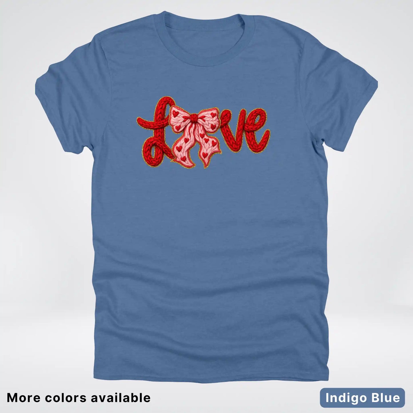 Love Bow Hook Yard Faux - T-Shirt