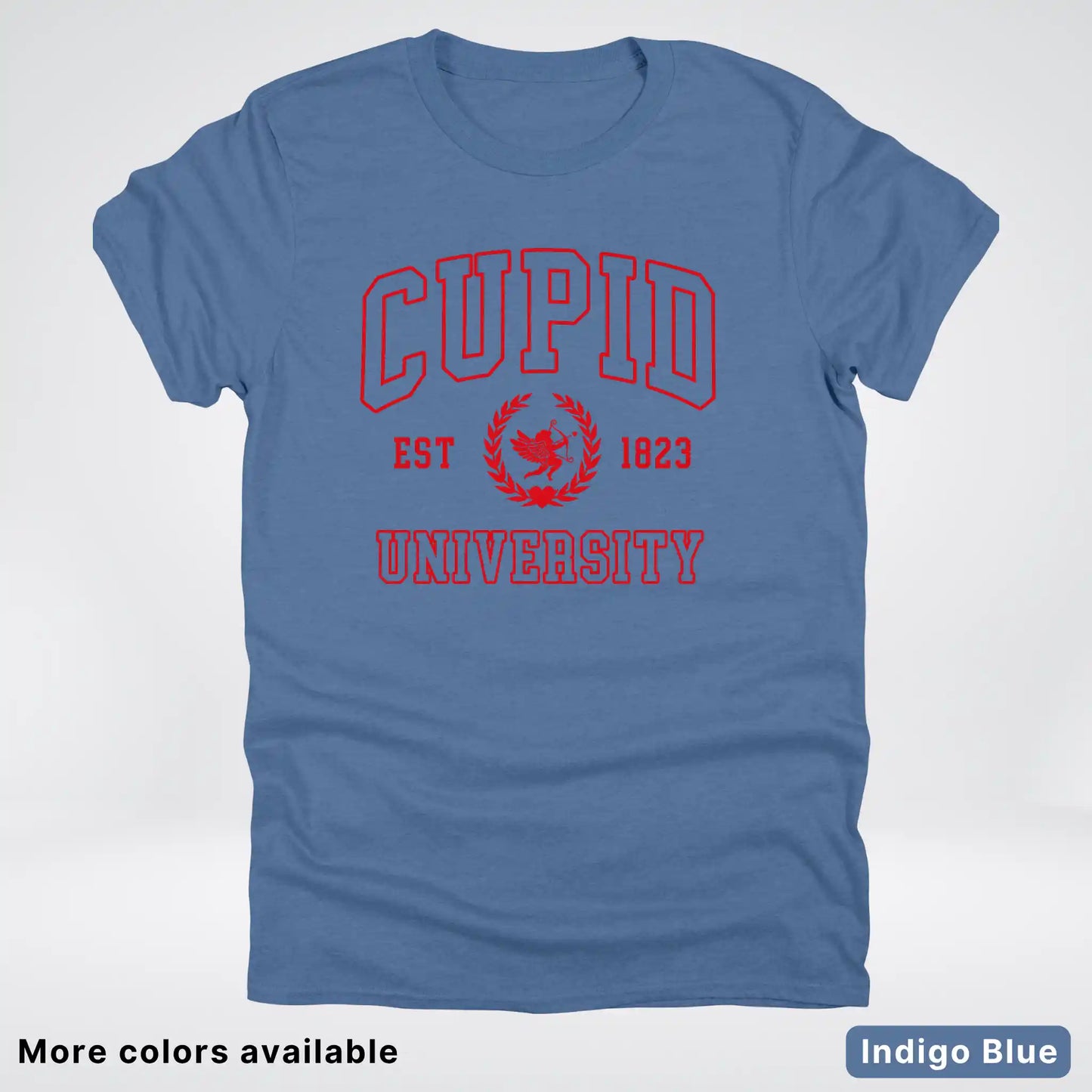 Cupid University Est 1823 - Red Design - T-Shirt