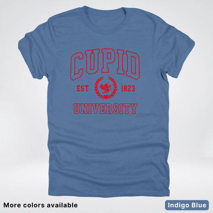 Cupid University Est 1823 - Red Design - T-Shirt
