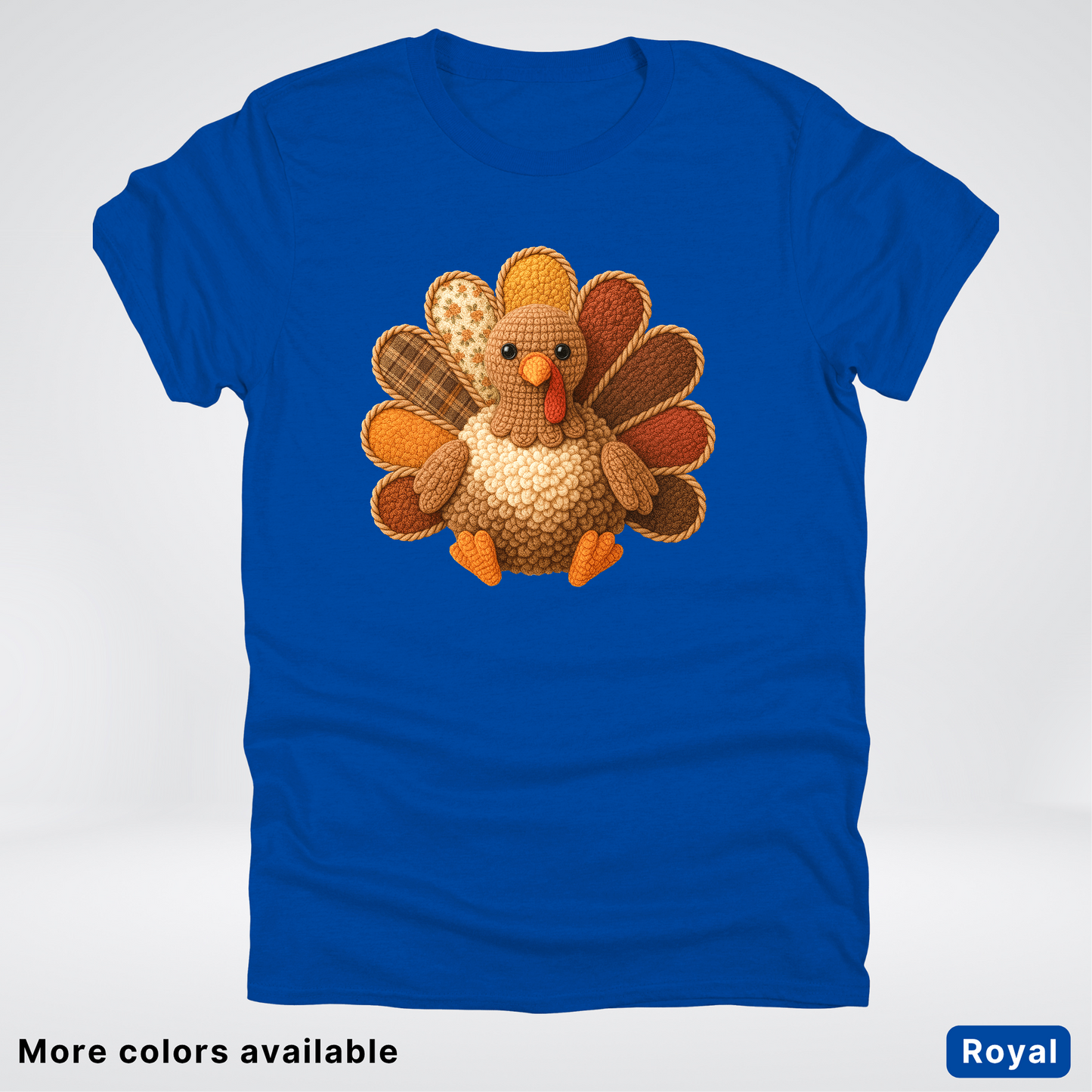 Turkey Crochet Thanksgiving Fall - T-Shirts