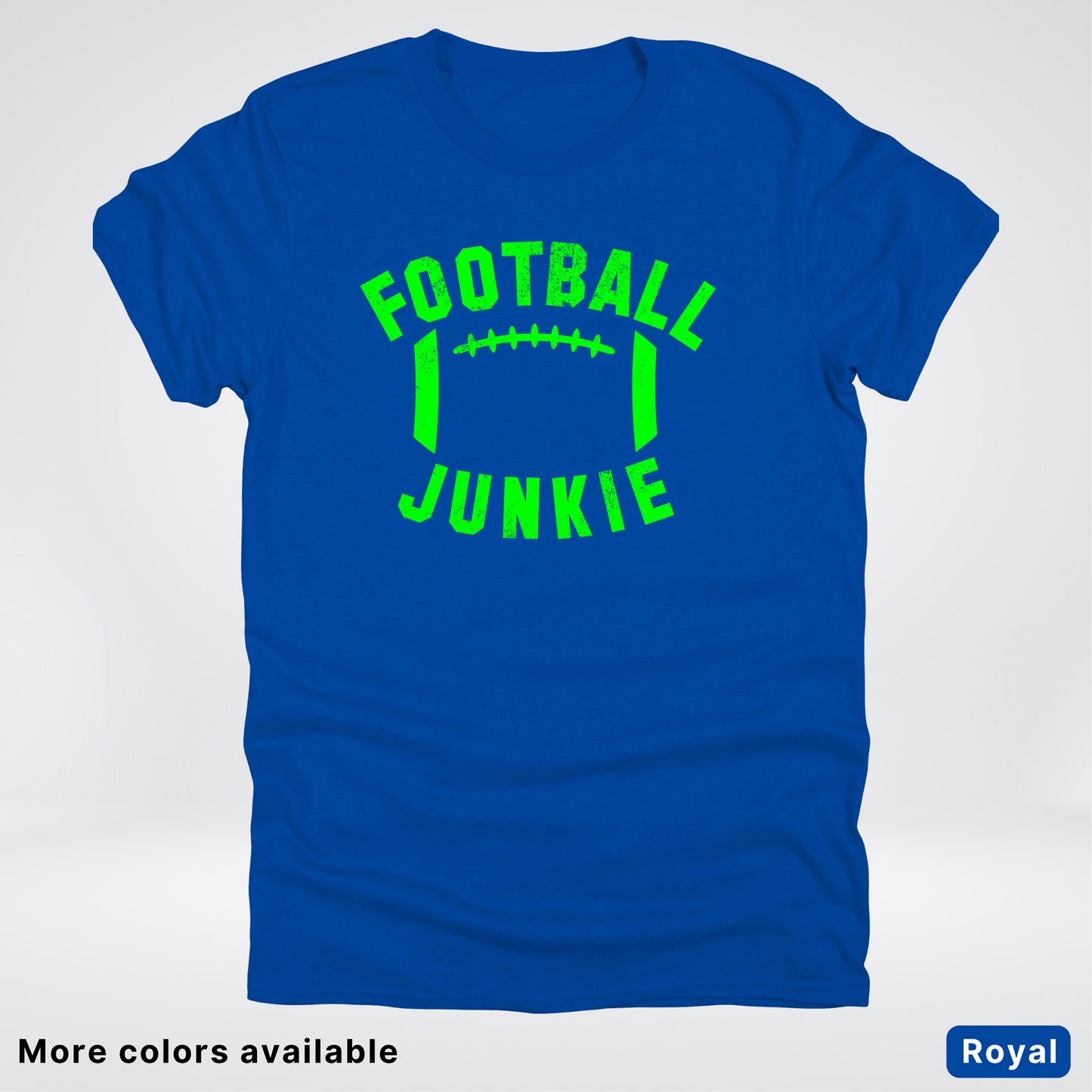 Football Junkie – Green Design - T-Shirt