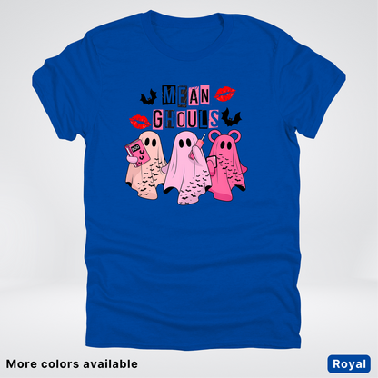 Mean Ghouls Pink Ghosts - T-Shirt