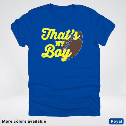 That's My Boy - Yellow Design - Football - T-Shirt