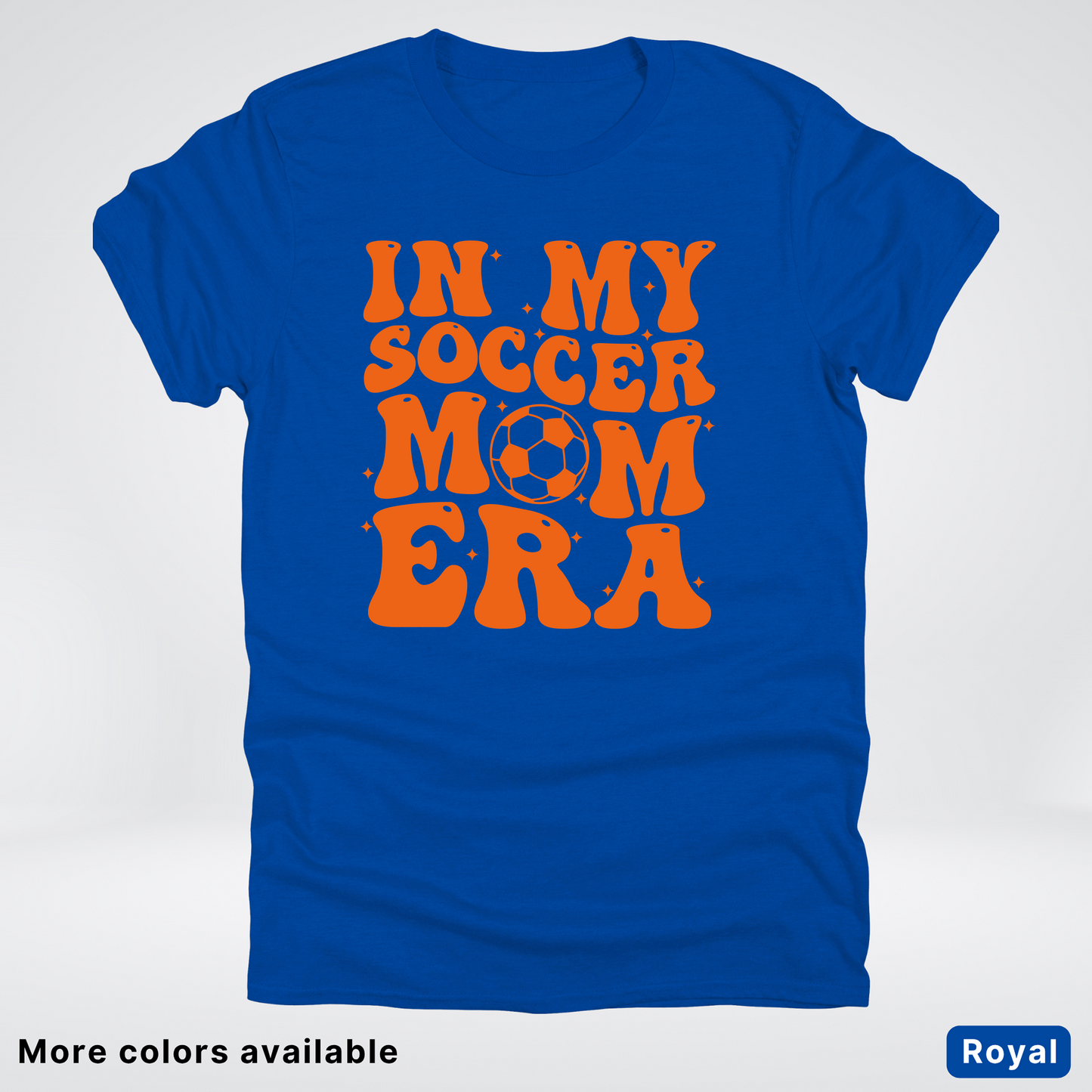 In My Soccer Mom Era – Orange Design - T-Shirt