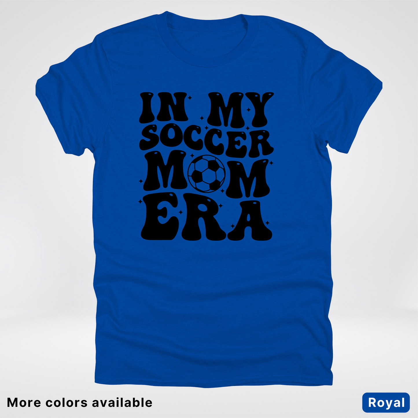 In My Soccer Mom Era – Black Design - T-Shirt