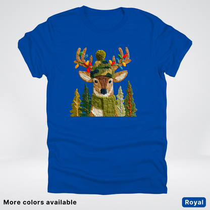 Ornament Antler Reindeer Hook Yard Faux - T-Shirt