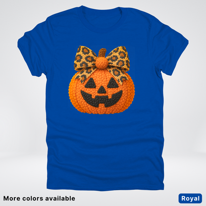 Coquette Crochet Pumpkin - T-Shirt