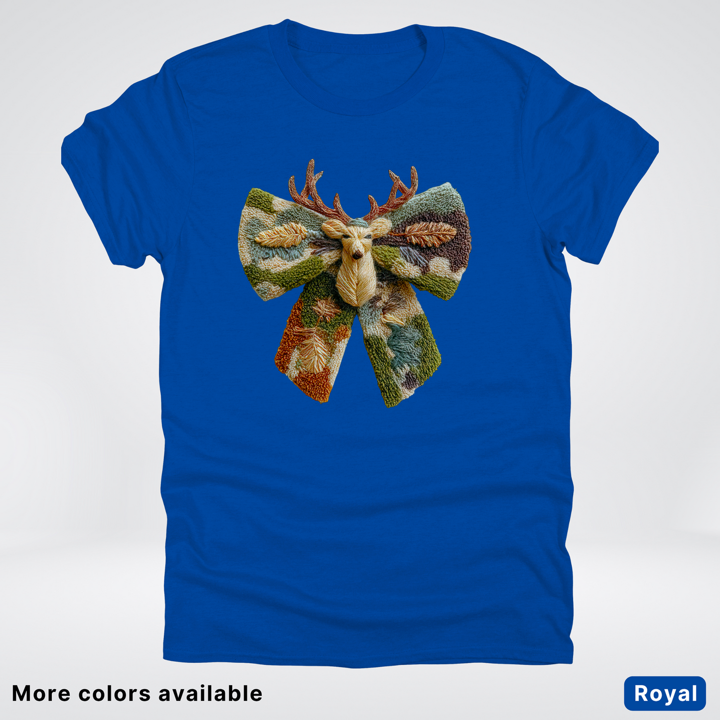 Neutral Woodland Bow Hook Yard Faux - T-Shirt