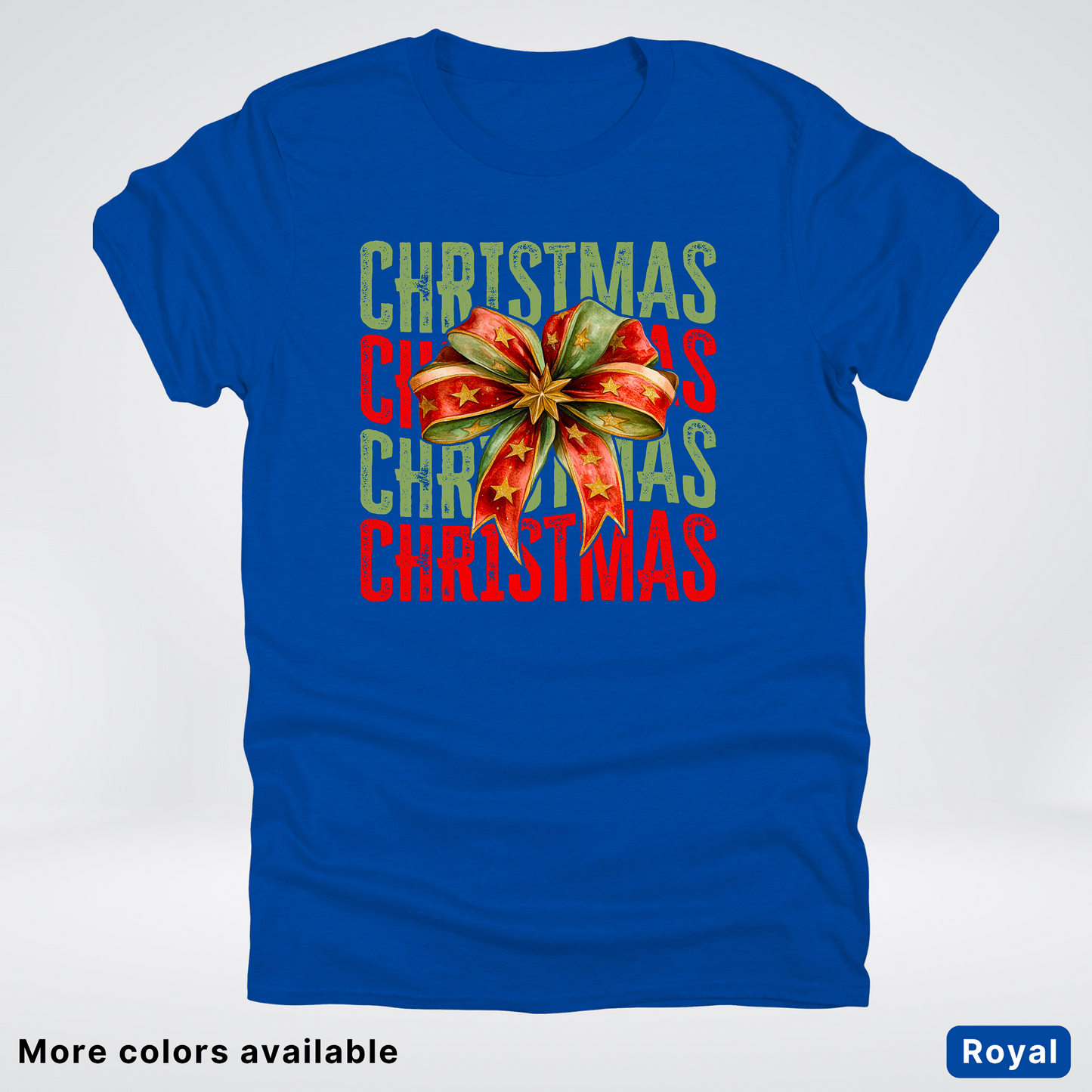 Christmas Star Bow - T-Shirt