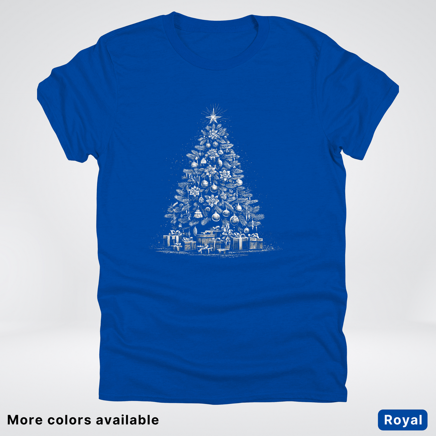 Classic Christmas Tree with Gifts - T-Shirt