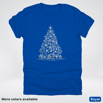 Classic Christmas Tree with Gifts - T-Shirt