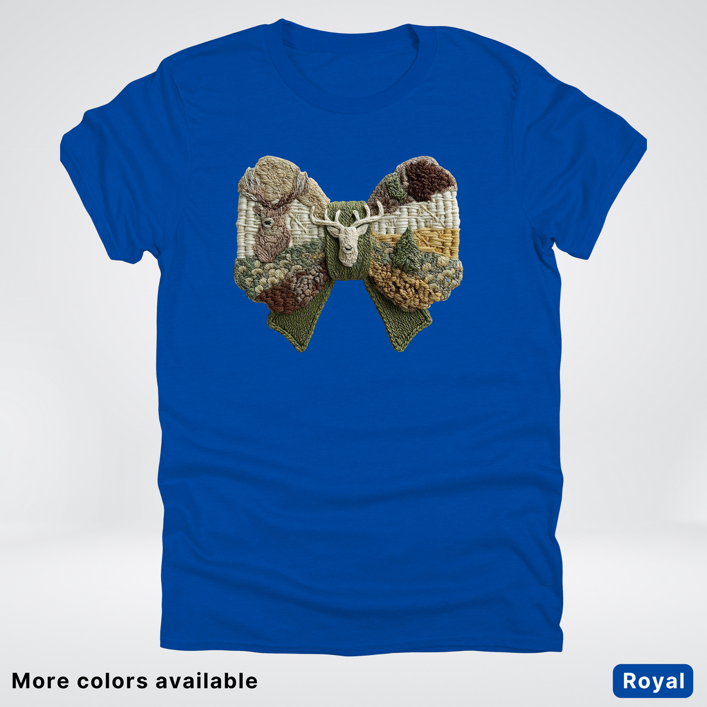 Rocking Horse Holiday Bow – Hook Yard Faux Look - T-Shirt